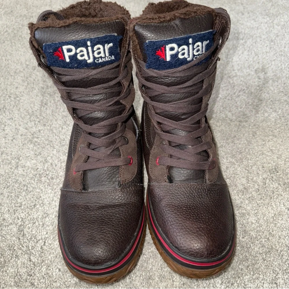 Pajar Men's Brown Leather Boots